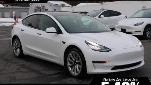 TESLA MODEL 3 2021 5YJ3E1EA6MF850132 image